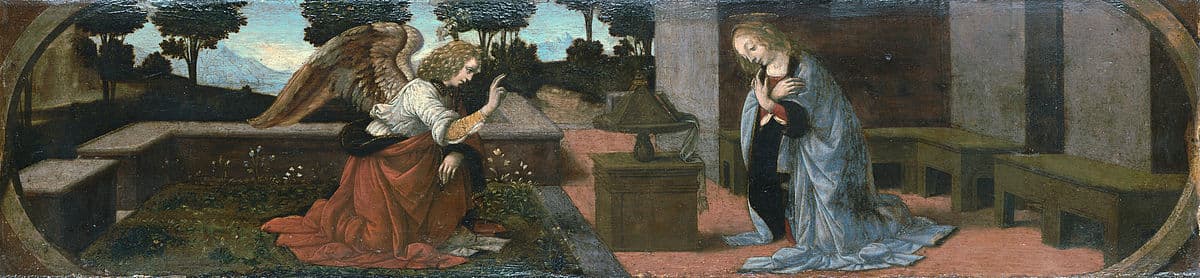 Annunciation by Leonardo da Vinci