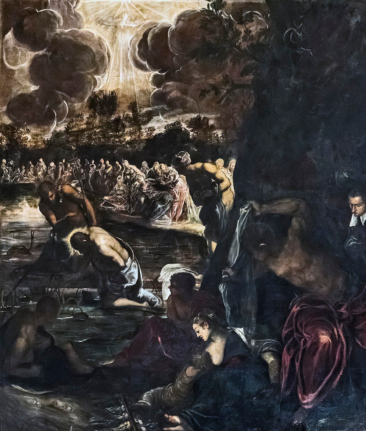 The Baptism of Christ by Leonardo da Vinci