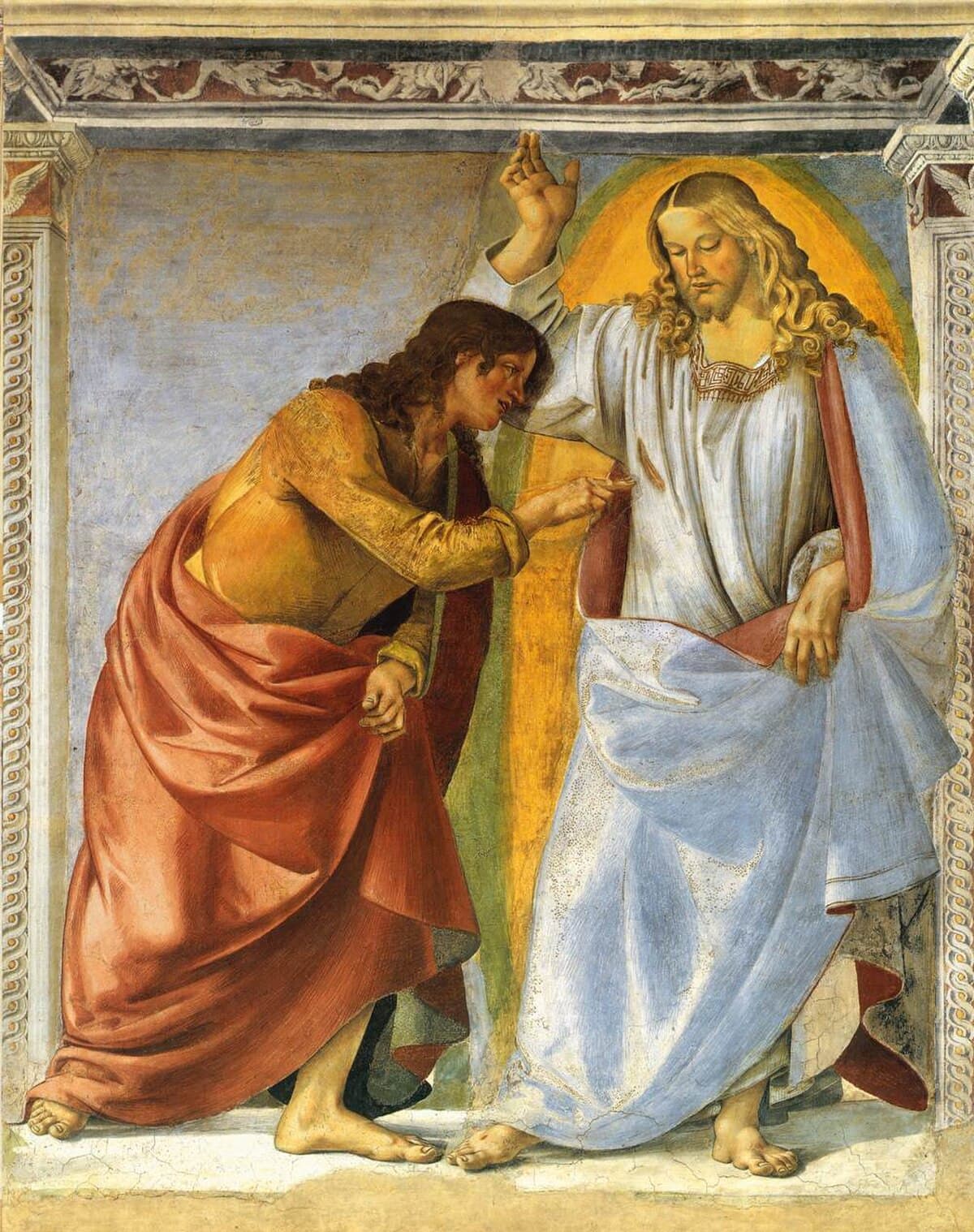 Christ and the Doubting Thomas by Luca Signorelli