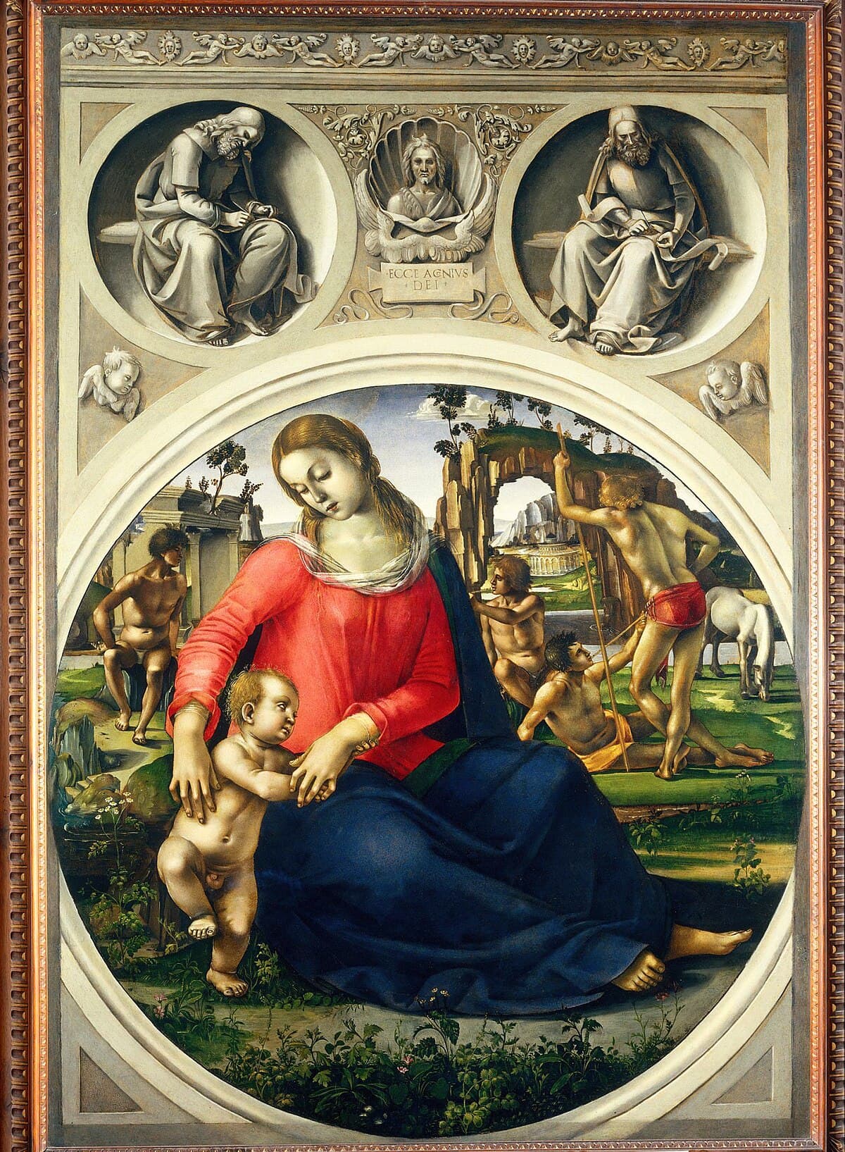 Madonna and Child with Prophets by Luca Signorelli