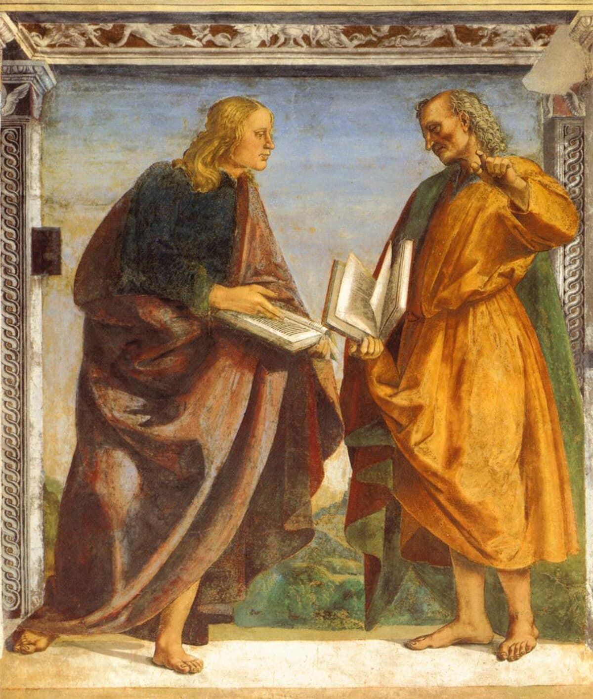 Pair of Apostles in Dispute by Luca Signorelli