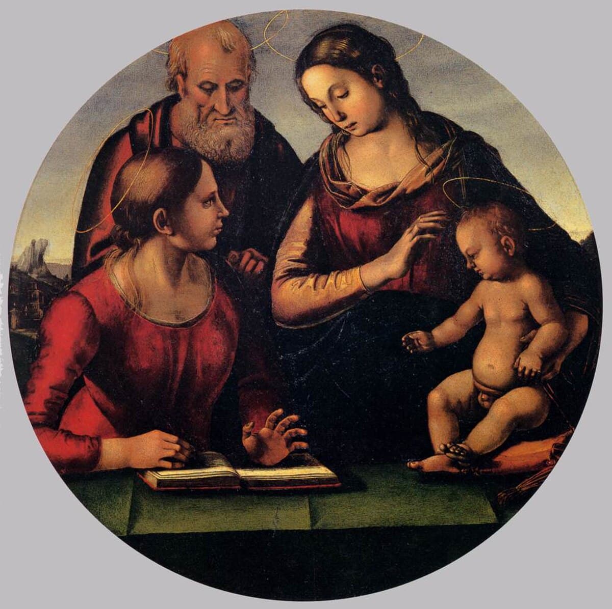 The Holy Family by Luca Signorelli