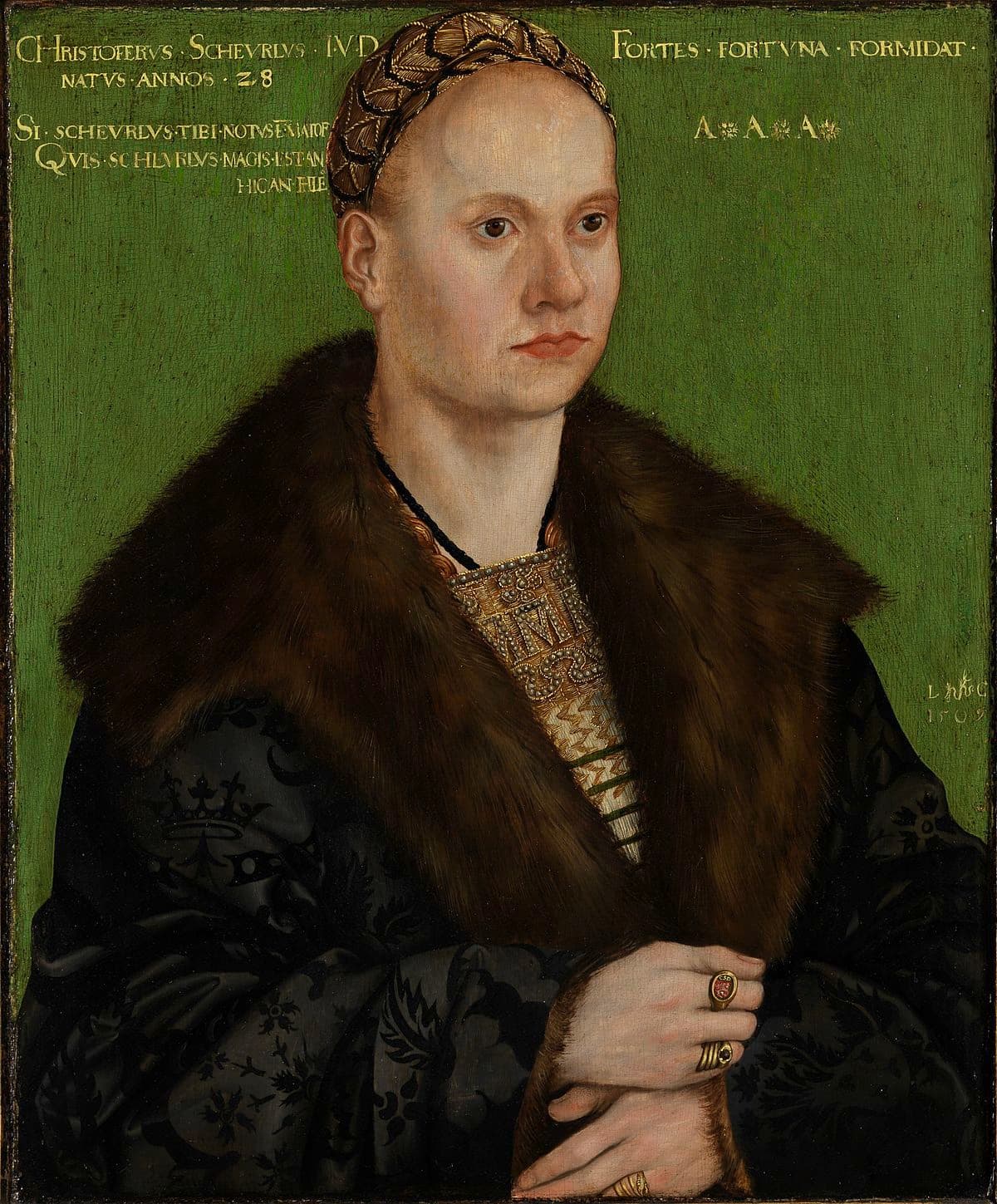 Christoph von Scheurl by Lucas Cranach the Elder