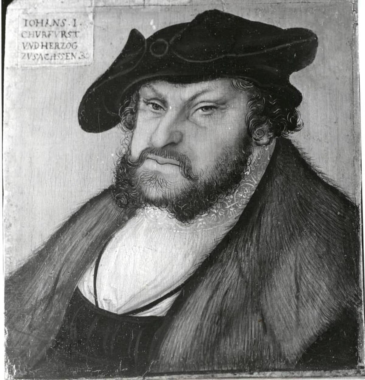 Portrait of Duke Johann der Bestandige of Saxony by Lucas Cranach the Elder at National Gallery
