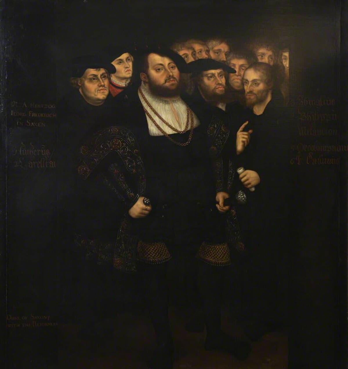 Portrait Of Johann Friederich I the Magnanimous, Elector of Saxony by Lucas Cranach the Elder