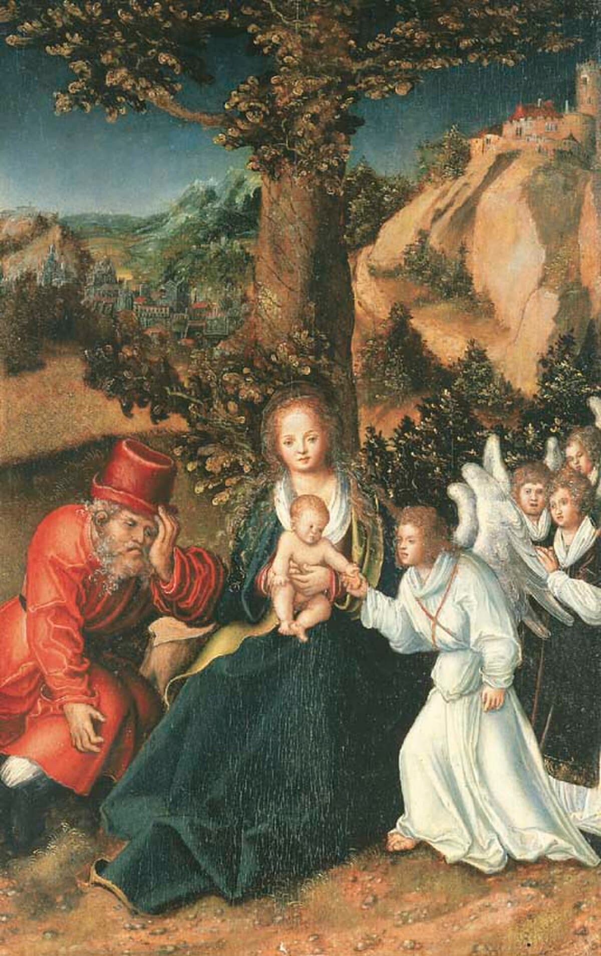 The Holy Family by Lucas Cranach the Elder