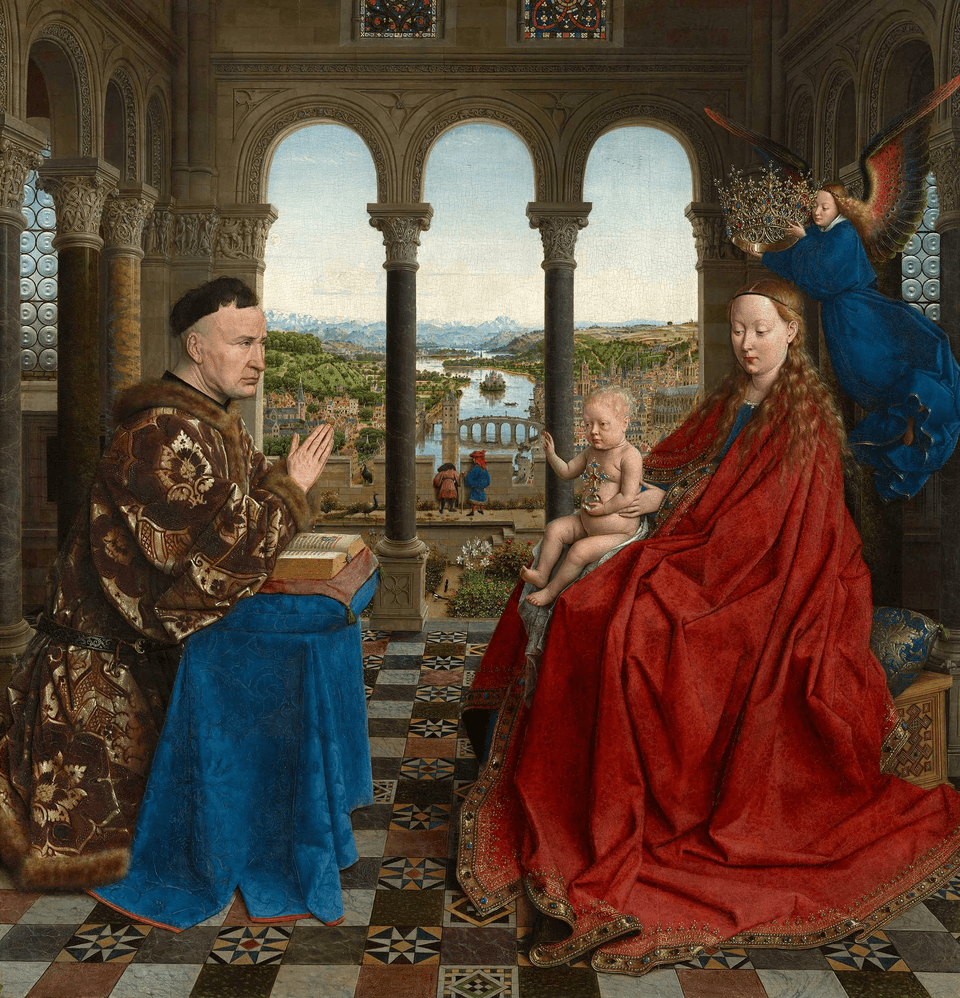 The Madonna of Chancellor Rolin by Jan van Eyck
