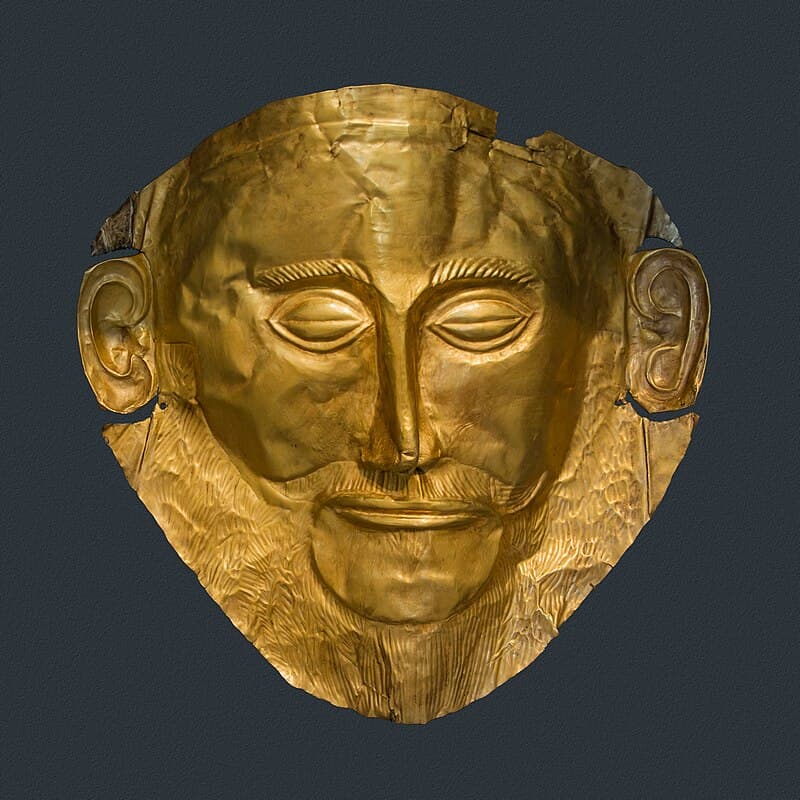 Mask of Agamemnon by Ancient Greek (Unknown)