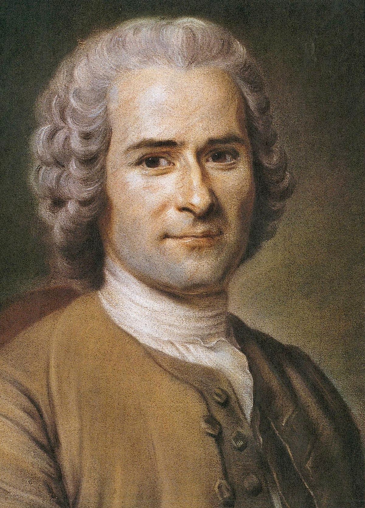 Portrait of Jean-Jacques Rousseau by Maurice Quentin de La Tour