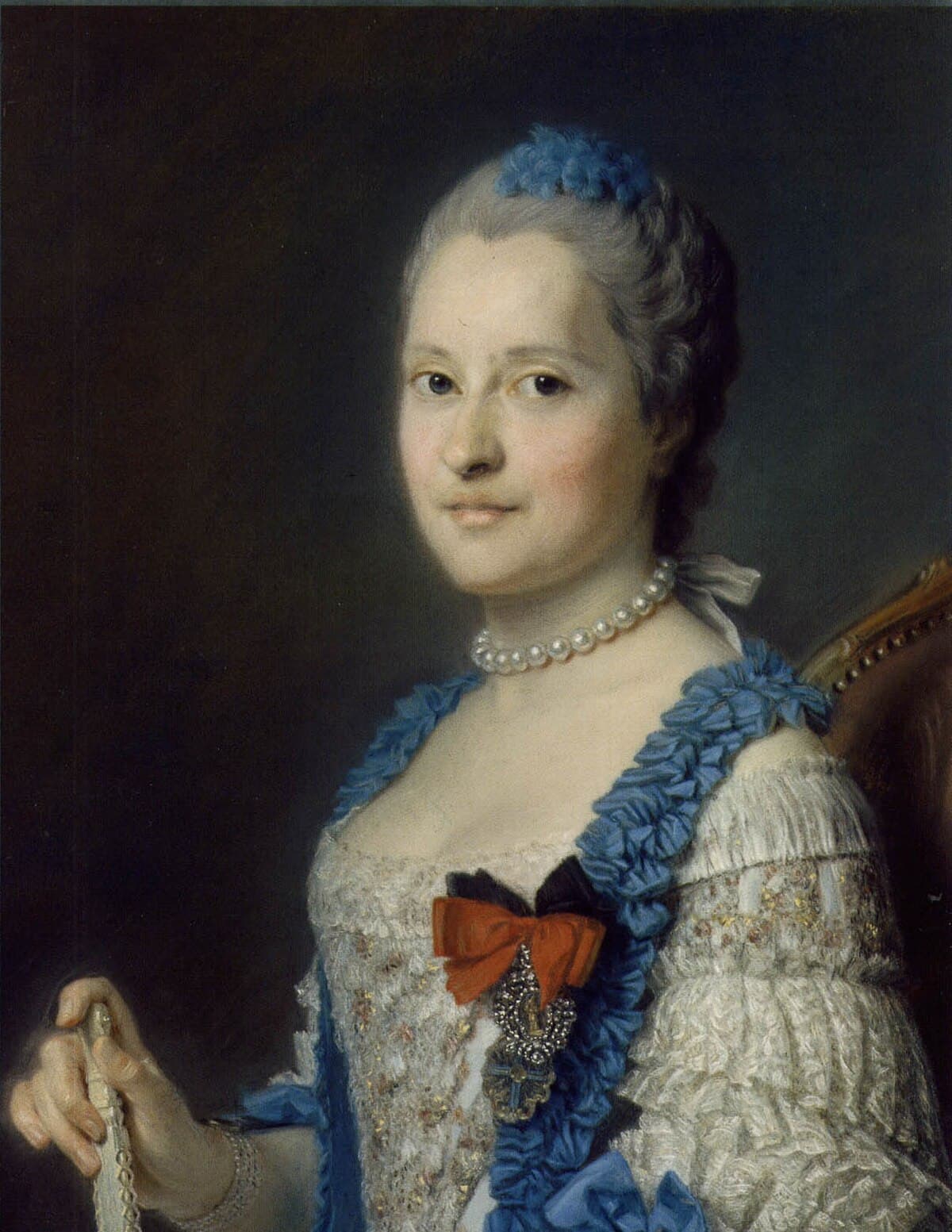 Portrait of Maurice of Saxony by Maurice Quentin de La Tour