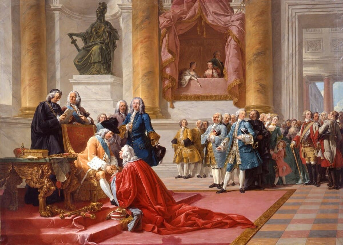 Portrait of Philibert Orry de Vignory by Maurice Quentin de La Tour