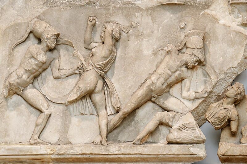 Mausoleum at Halicarnassus Sculptures by Ancient Greek (Unknown)