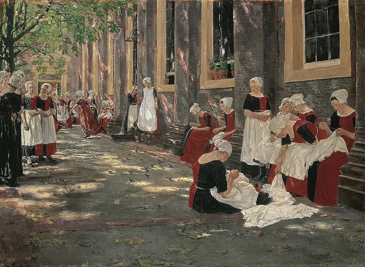 Amsterdam Orphanage by Max Liebermann