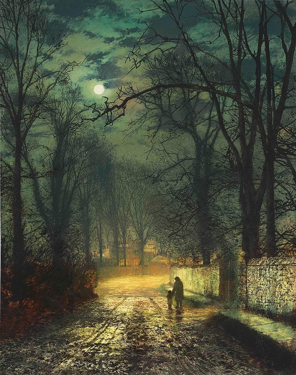 Artwork by Atkinson Grimshaw
