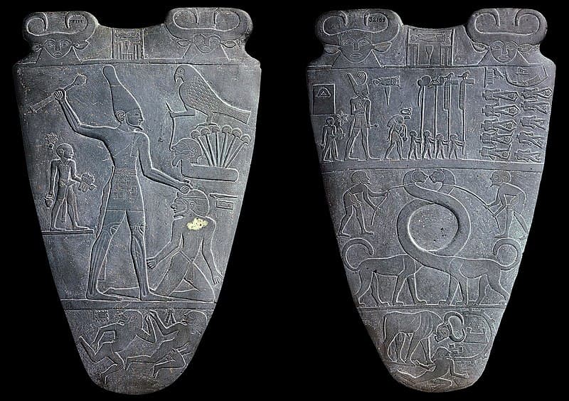 Narmer Palette by Ancient Egyptian (Unknown)