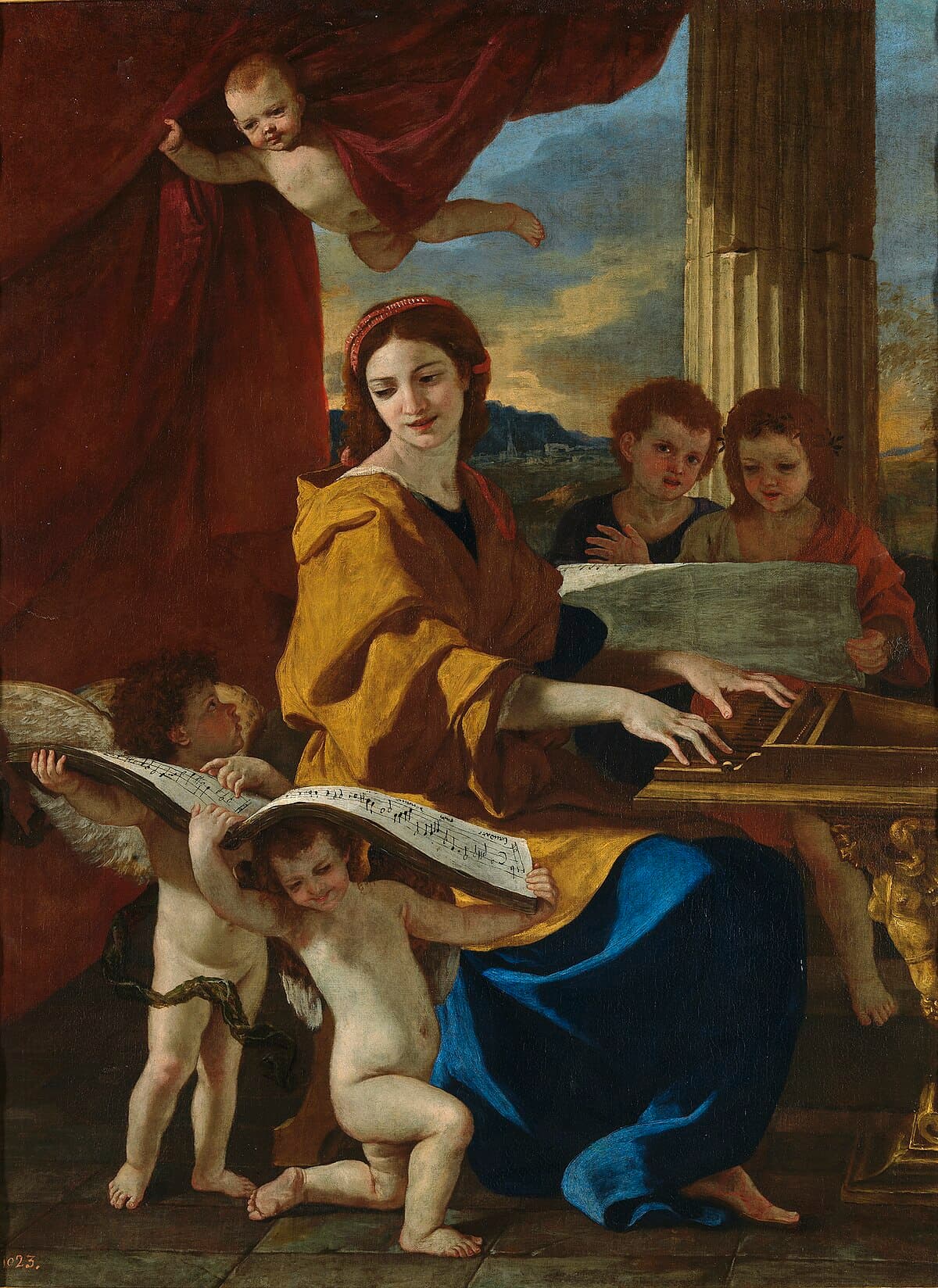 St. Cecilia by Nicolas Poussin