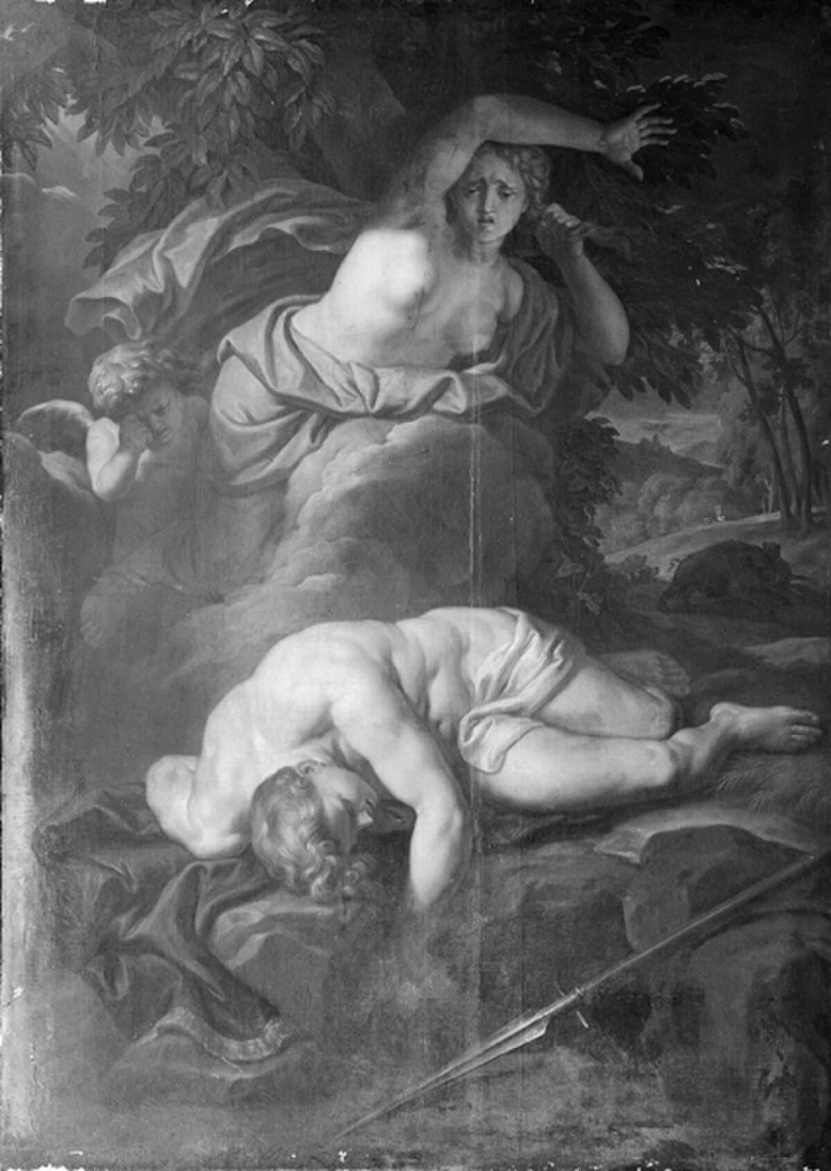 Venus Weeping over Adonis by Nicolas Poussin