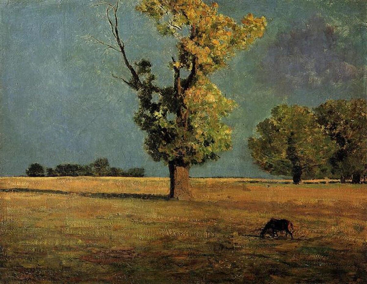 Peyrelebade Landscape by Odilon Redon