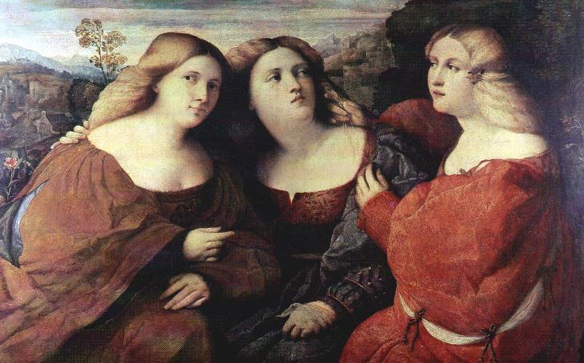 The Three Sisters by Palma Vecchio
