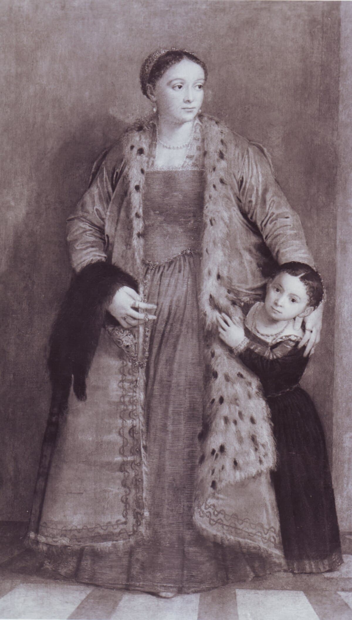 Livia da Porto Thiene and her Daughter Porzia by Paolo Veronese