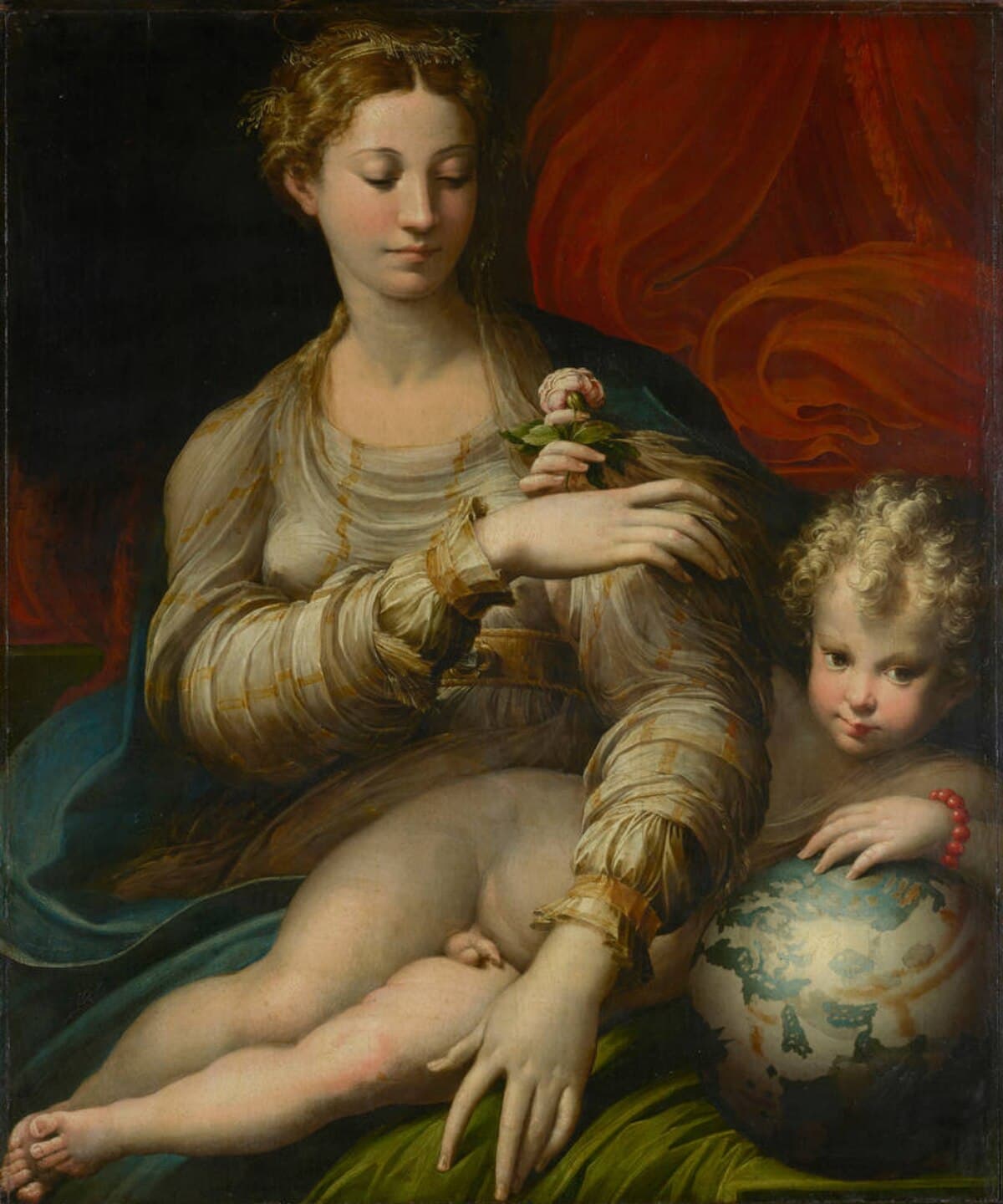 Madonna of the Rose by Parmigianino