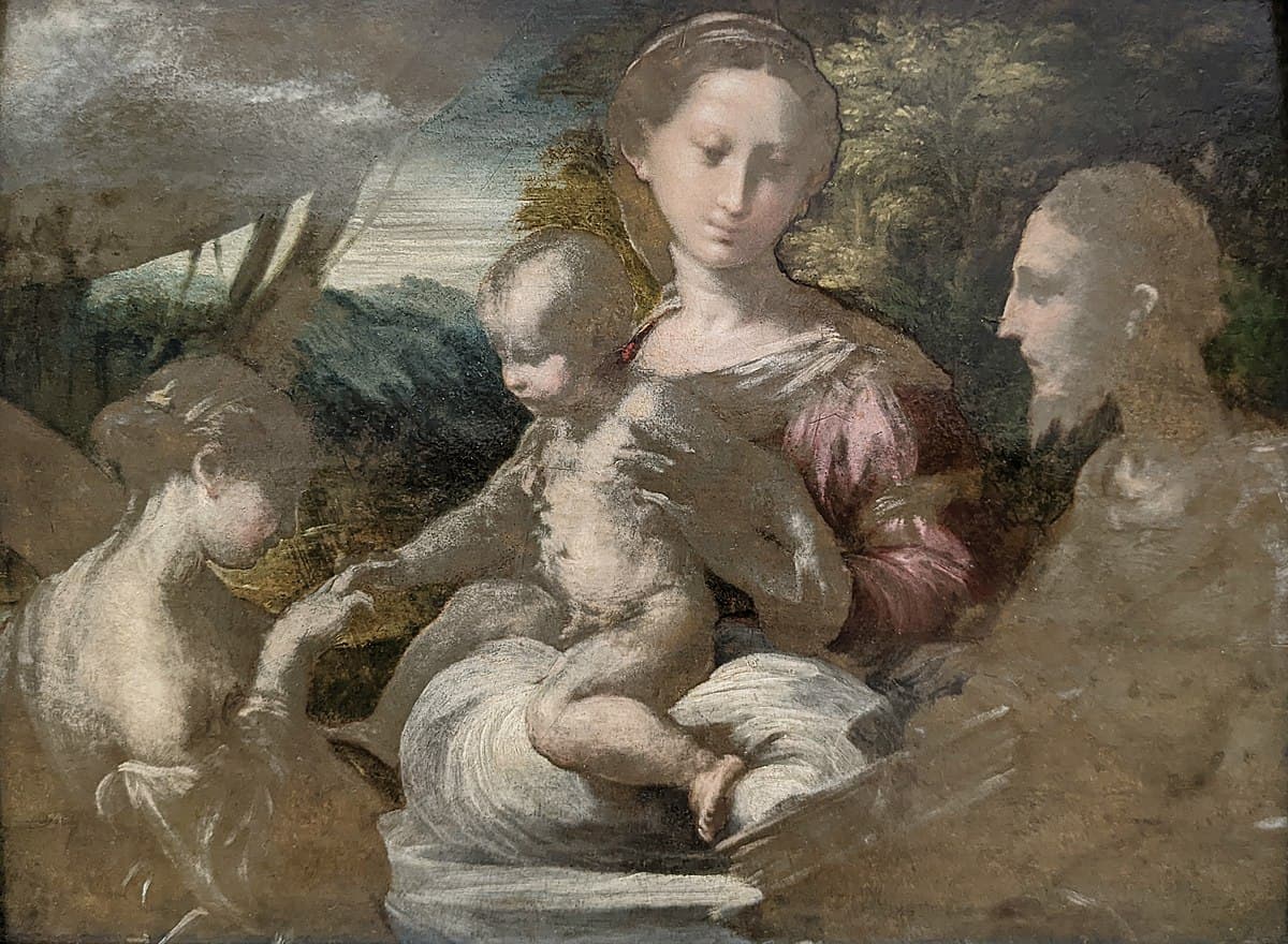 Mystic Marriage of St Catherine by Parmigianino