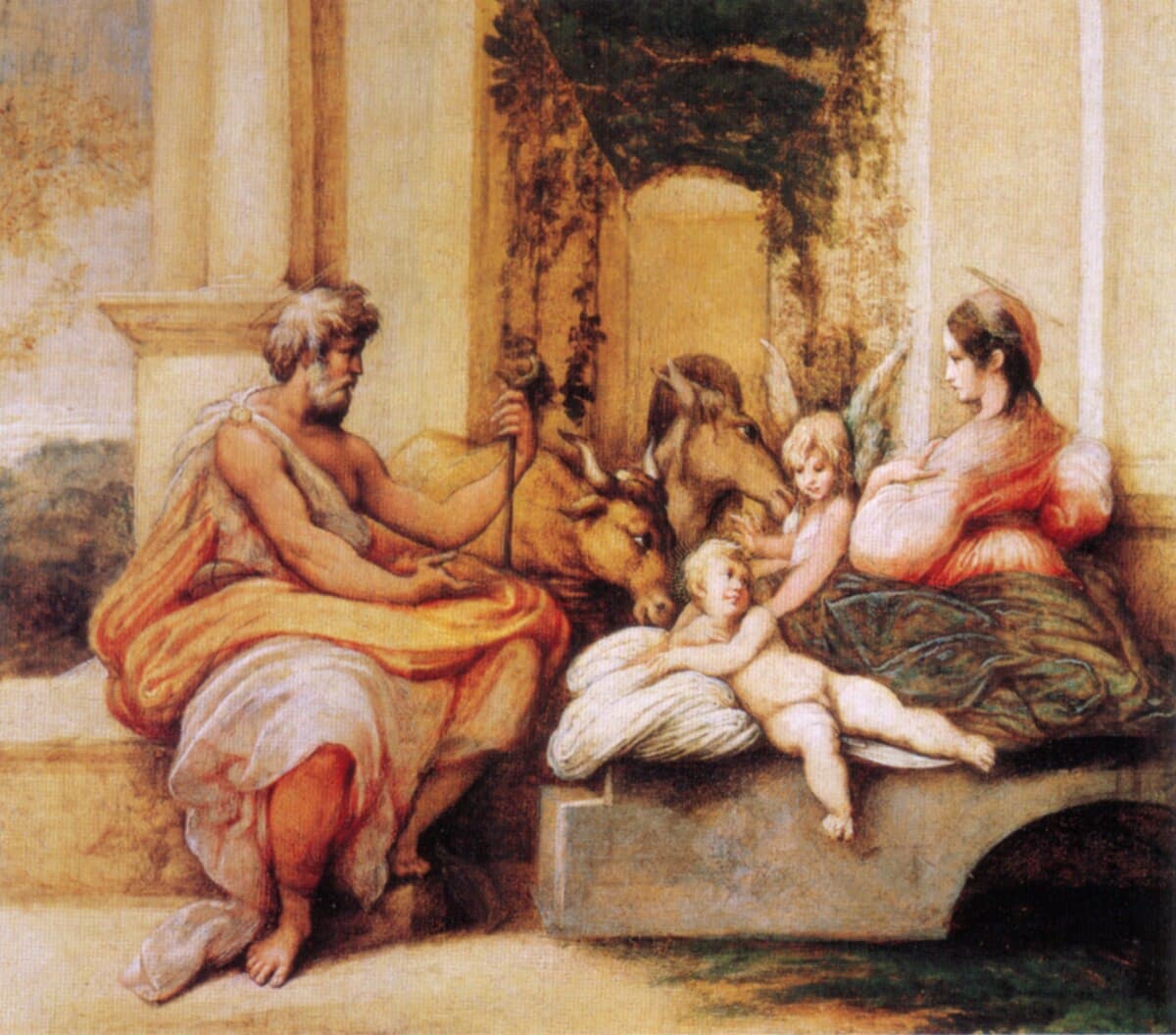 Rest on the Flight to Egypt by Parmigianino