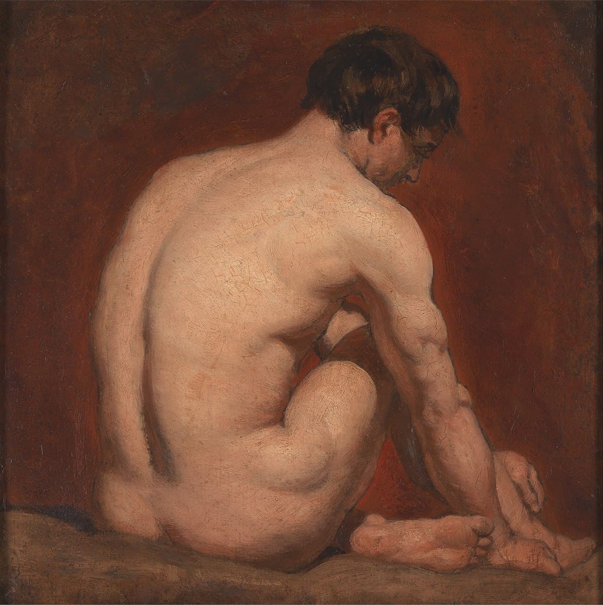 A male nude by Paul Cézanne