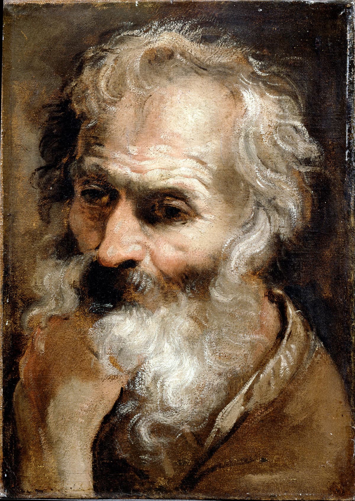 Head of an Old Man by Paul Cézanne