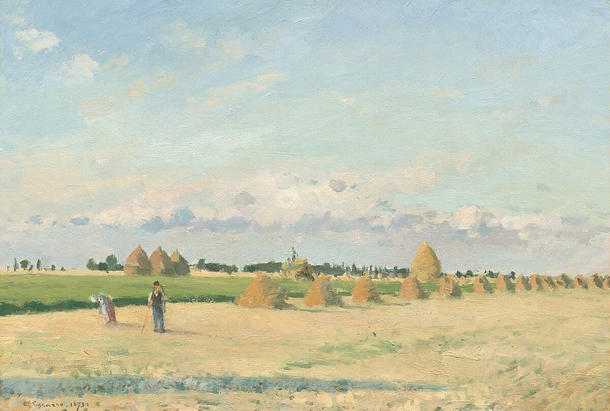 Landscape in the Ile de France by Paul Cézanne
