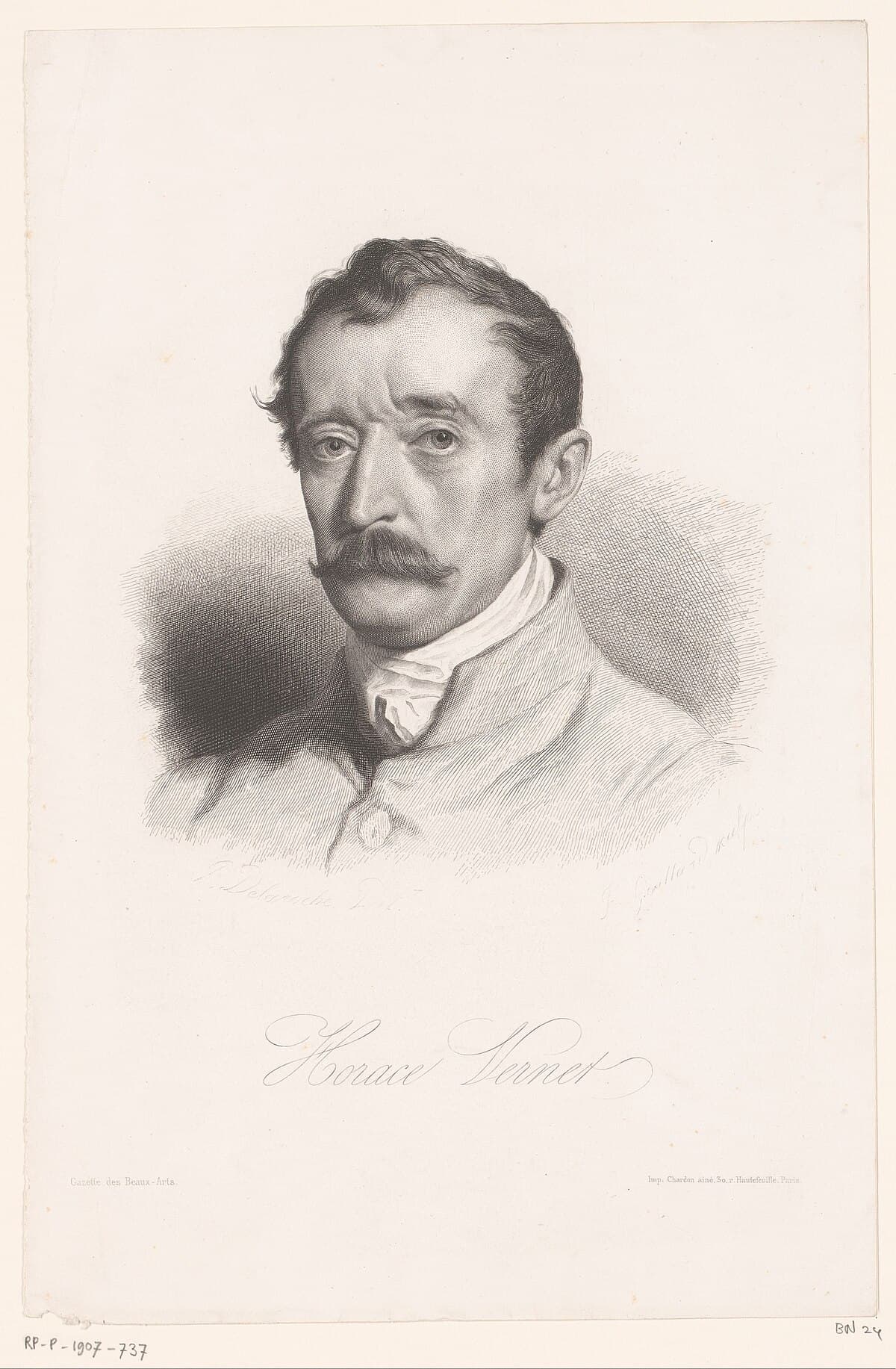 Horace Vernet by Paul Delaroche