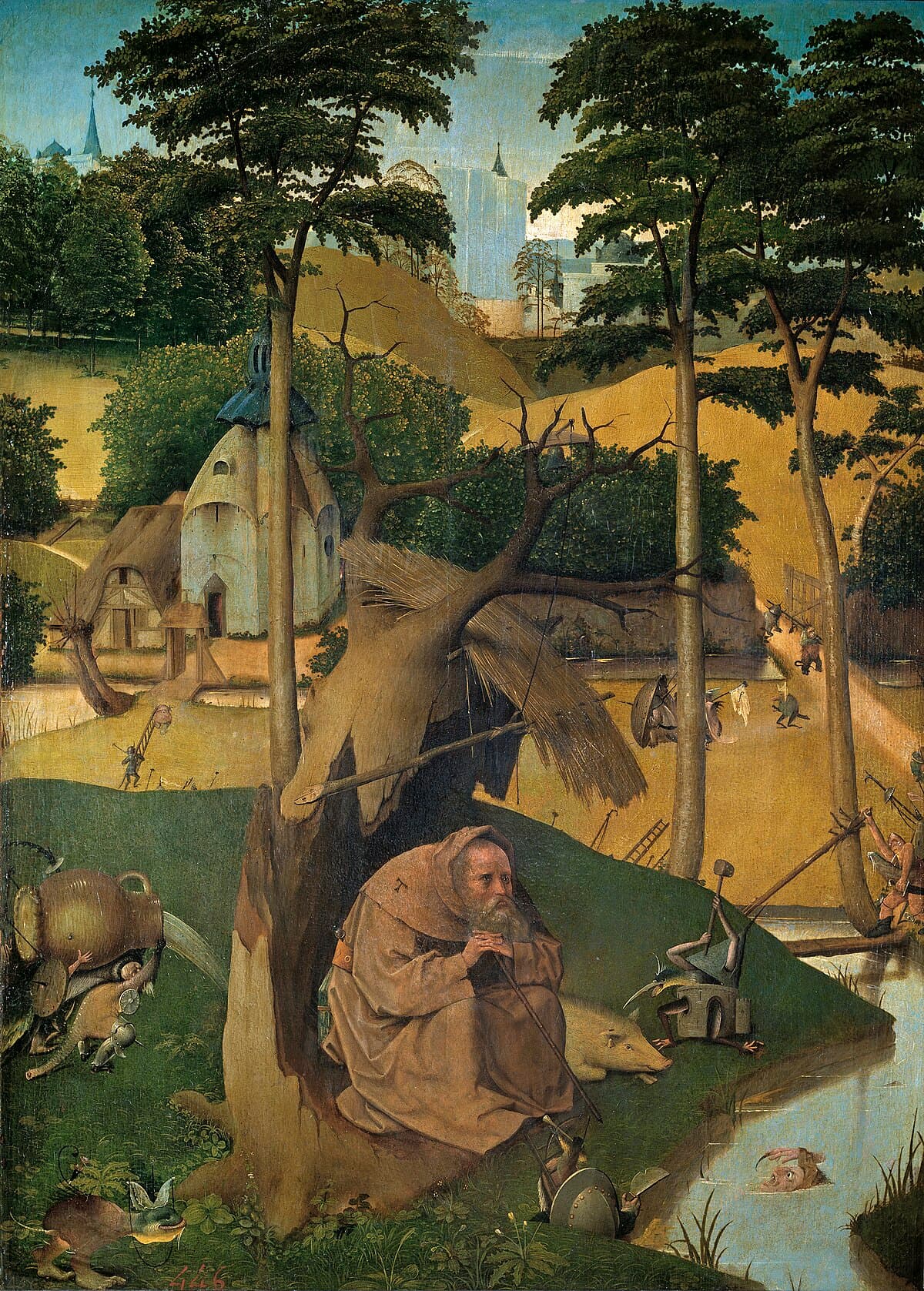 The Temptation of Saint Anthony by Paul Delaroche