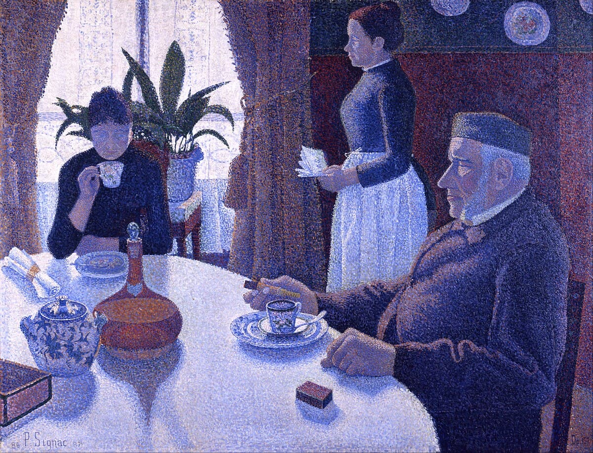 The Dining Room by Paul Signac
