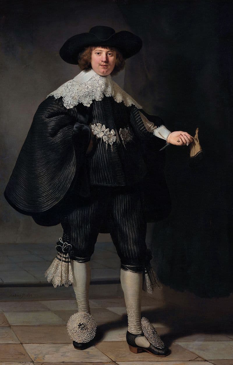 Pendant Portraits of Maerten Soolmans and Oopjen Coppit by Rembrandt van Rijn