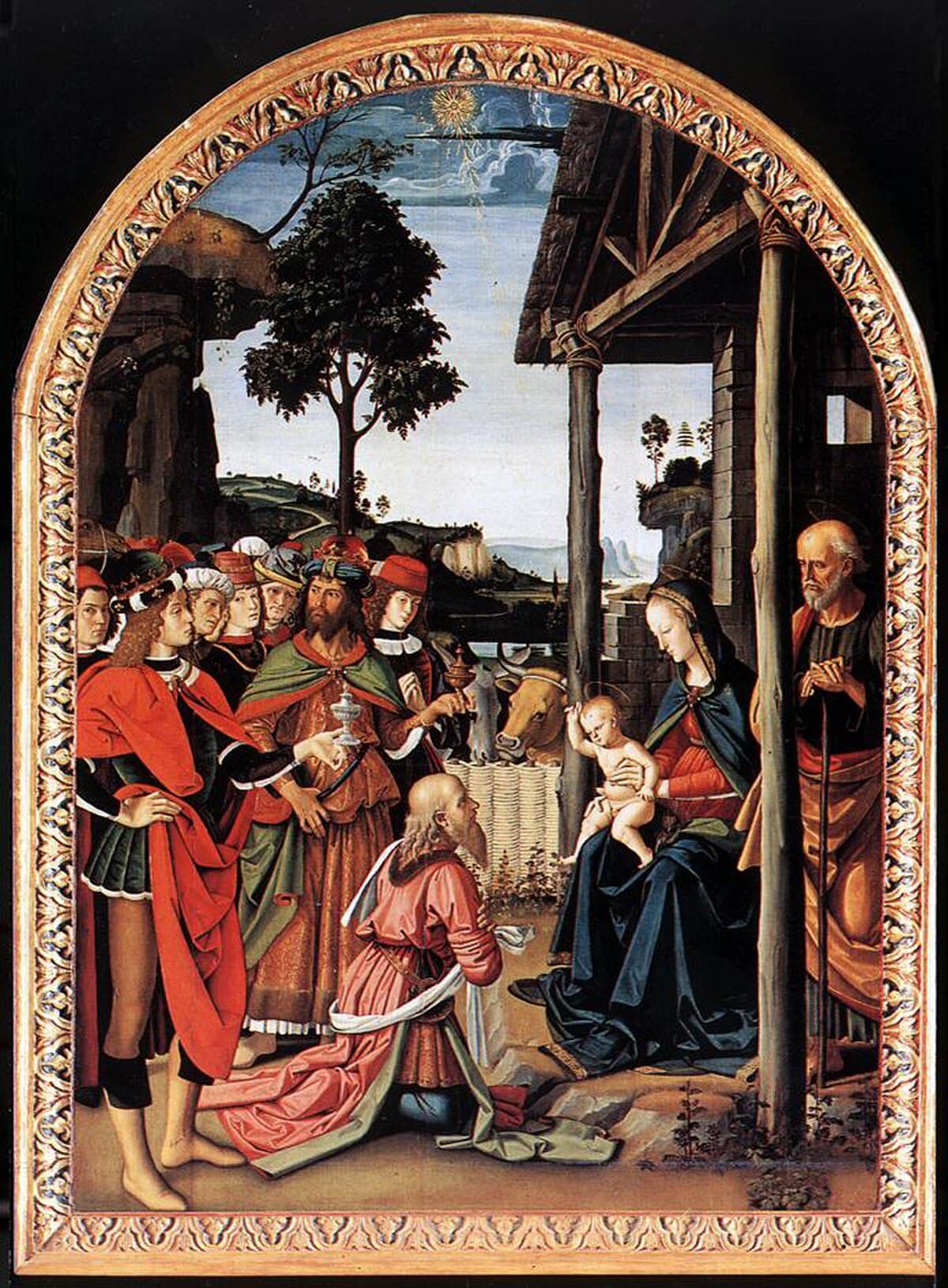 Adoration of the Kings (Epiphany) by Perugino