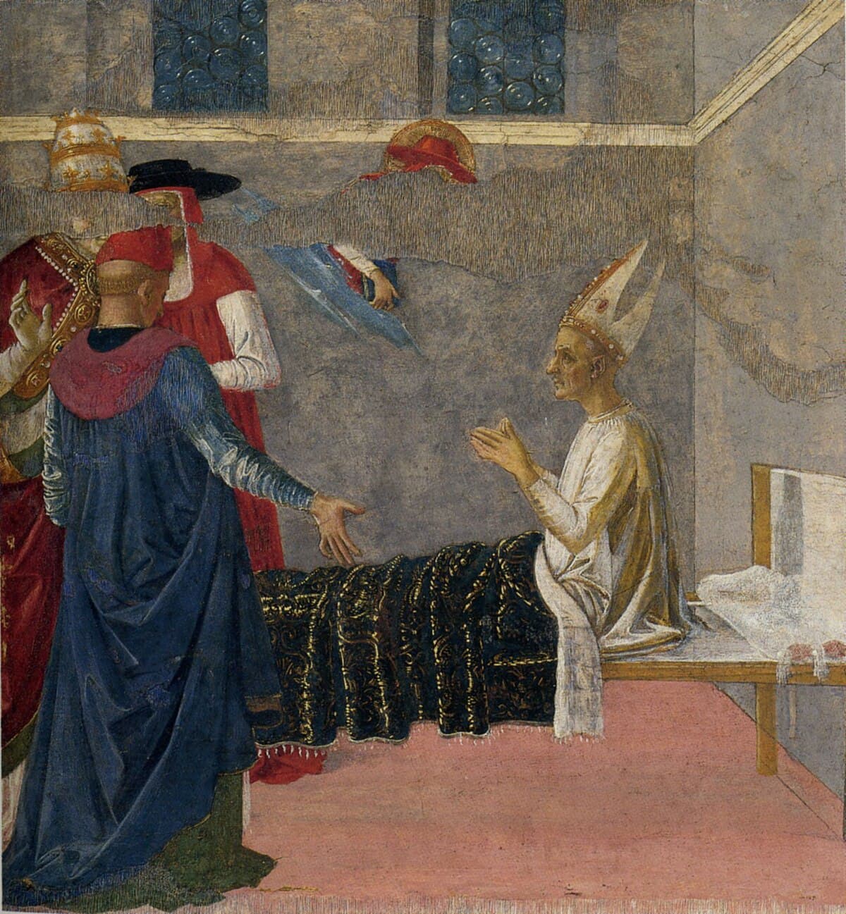 St. Jerome who resurrected the bishop Andrea by Perugino