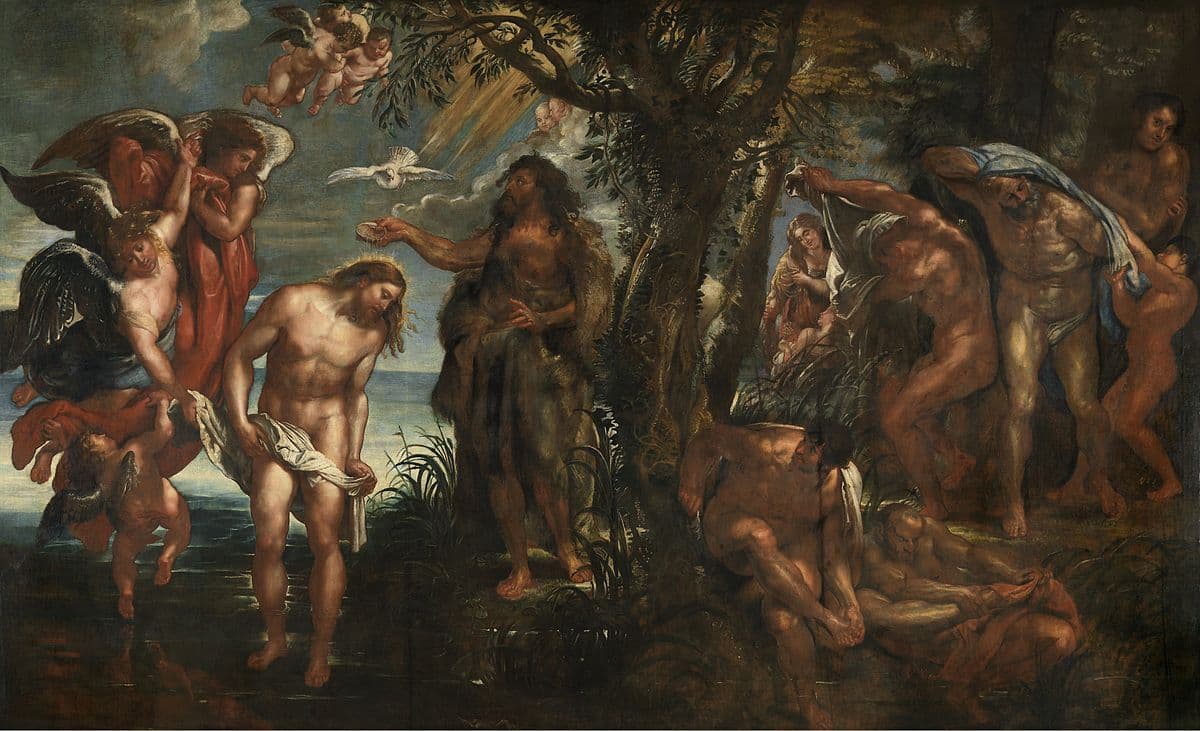The Baptism of Christ by Peter Paul Rubens
