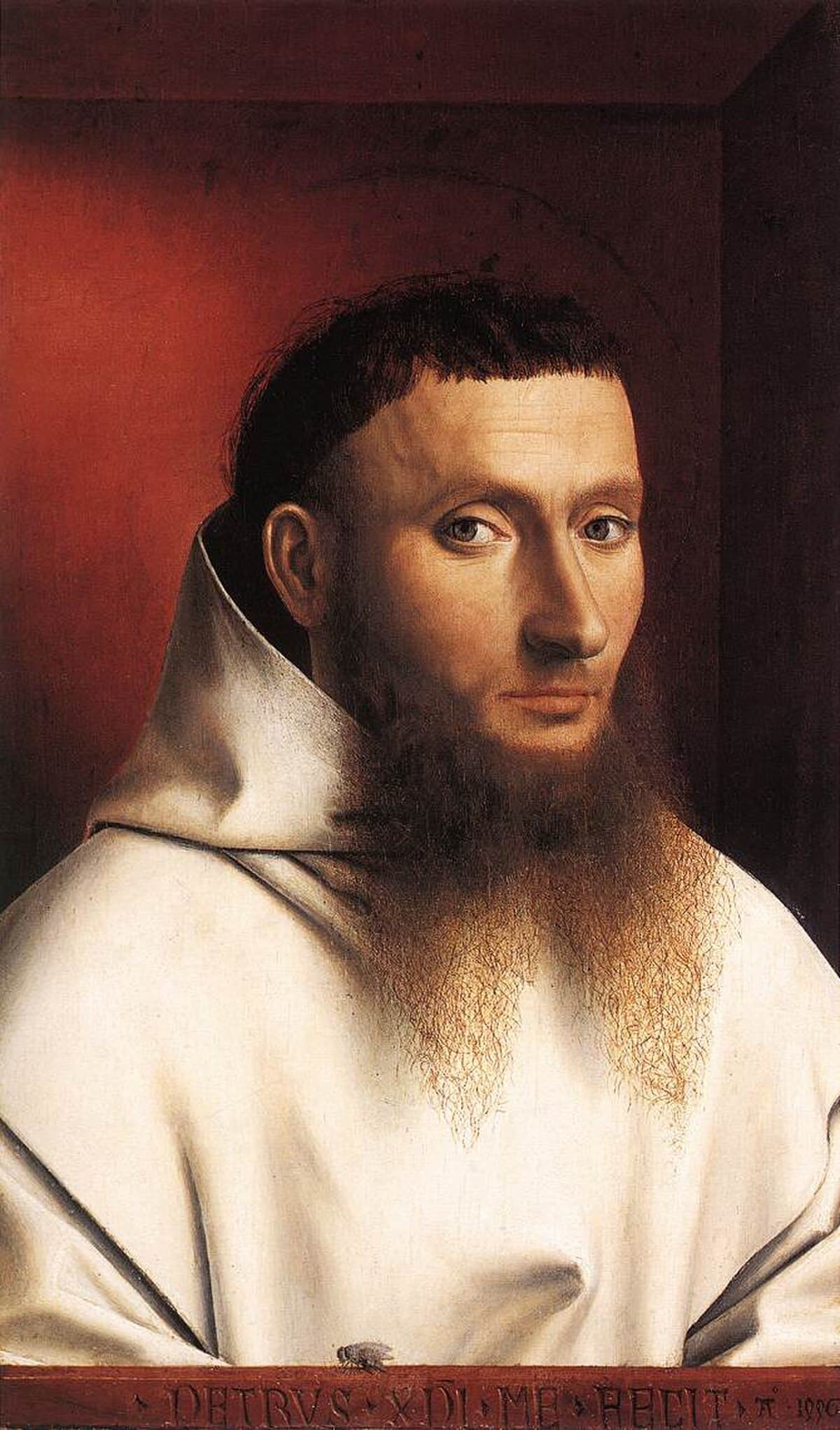 Potrait of a Carthusian by Petrus Christus