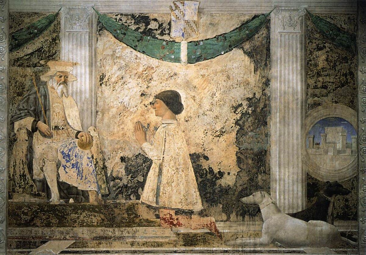 St. Sigismund and Sigismondo Pandolfo Malatesta by Piero della Francesca