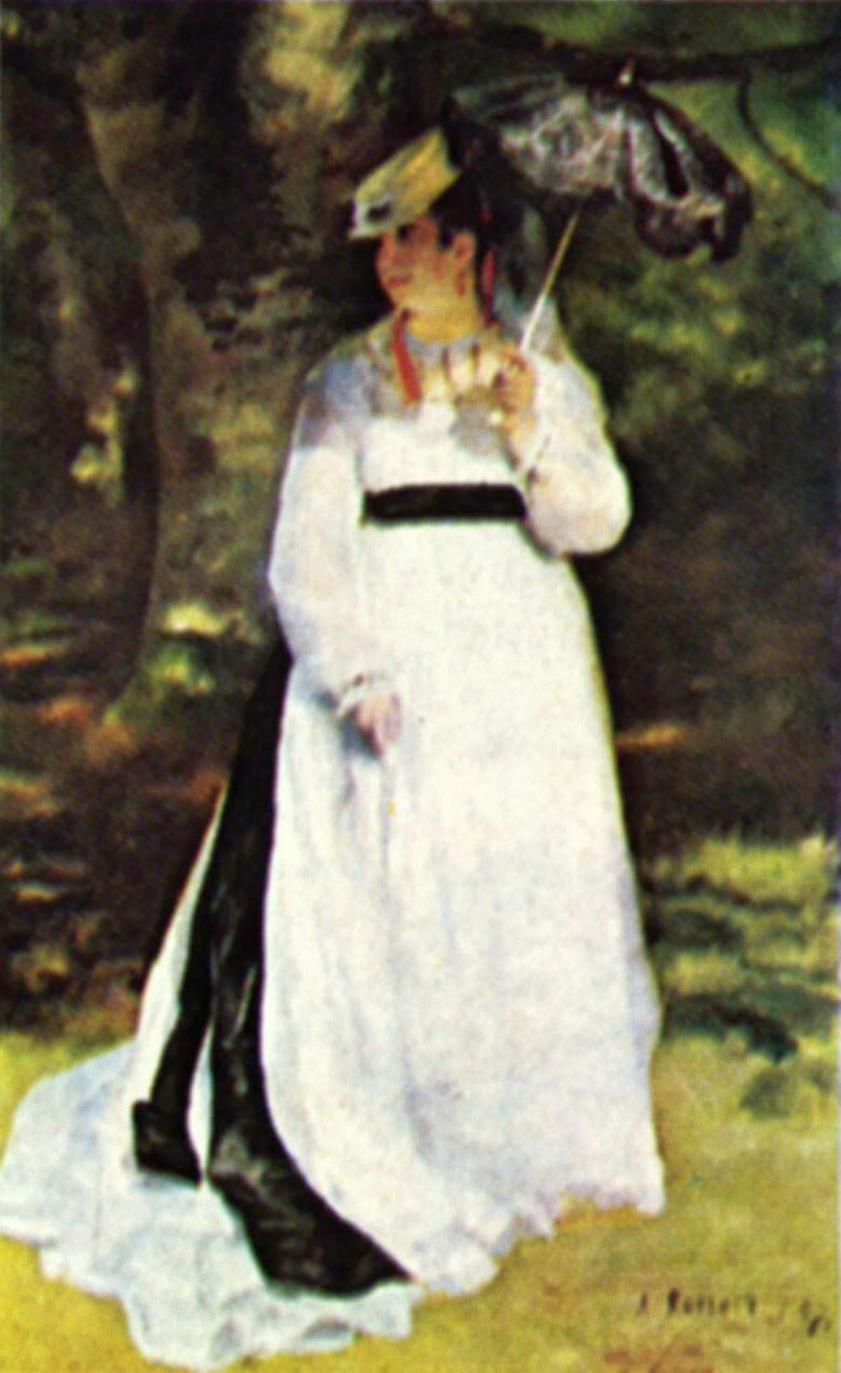 Lise with Umbrella by Pierre-Auguste Renoir at Folkwang Museum, Essen