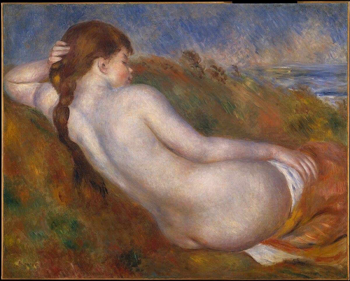 Reclining Nude by Pierre-Auguste Renoir at Private Collection