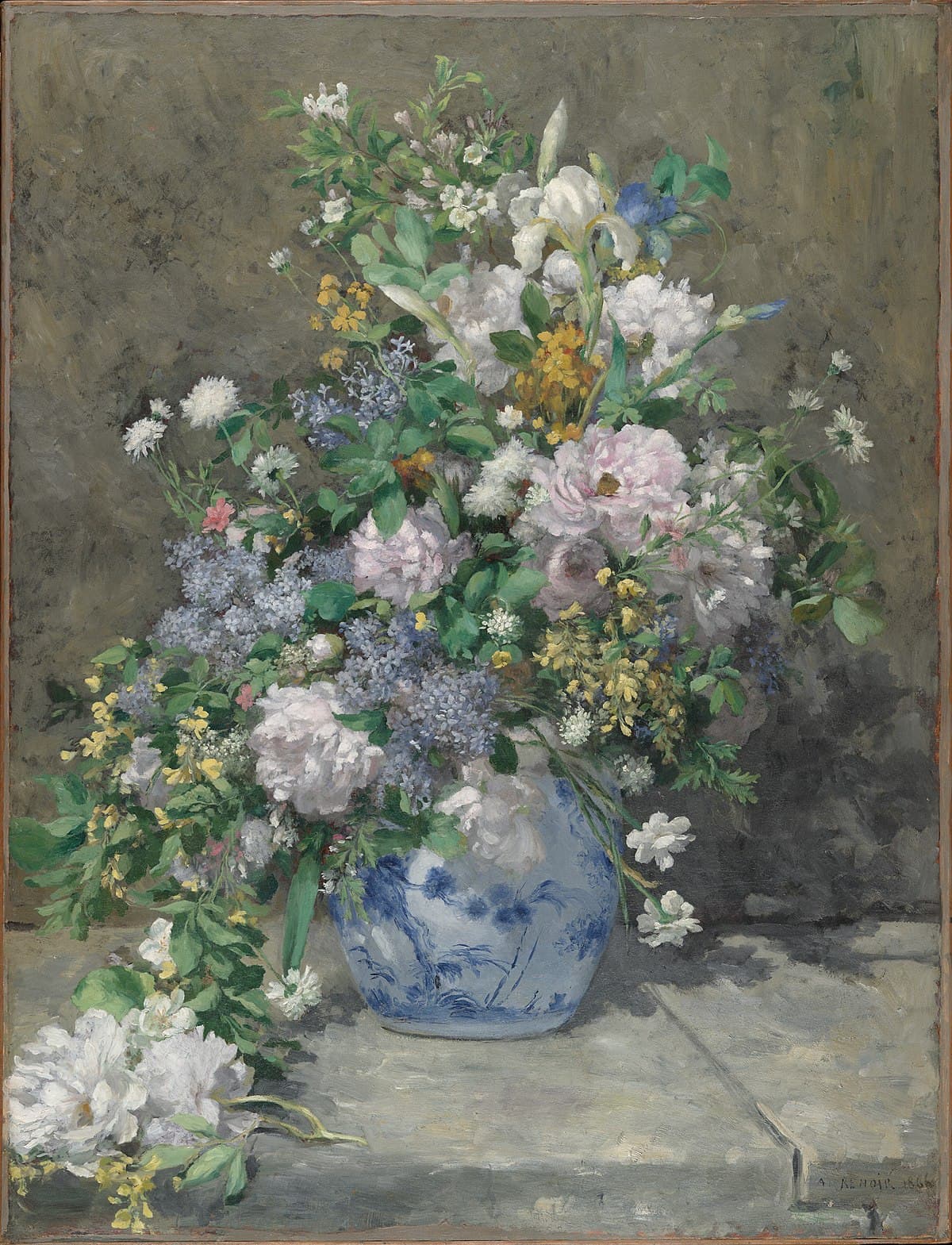 Spring Bouquet by Pierre-Auguste Renoir