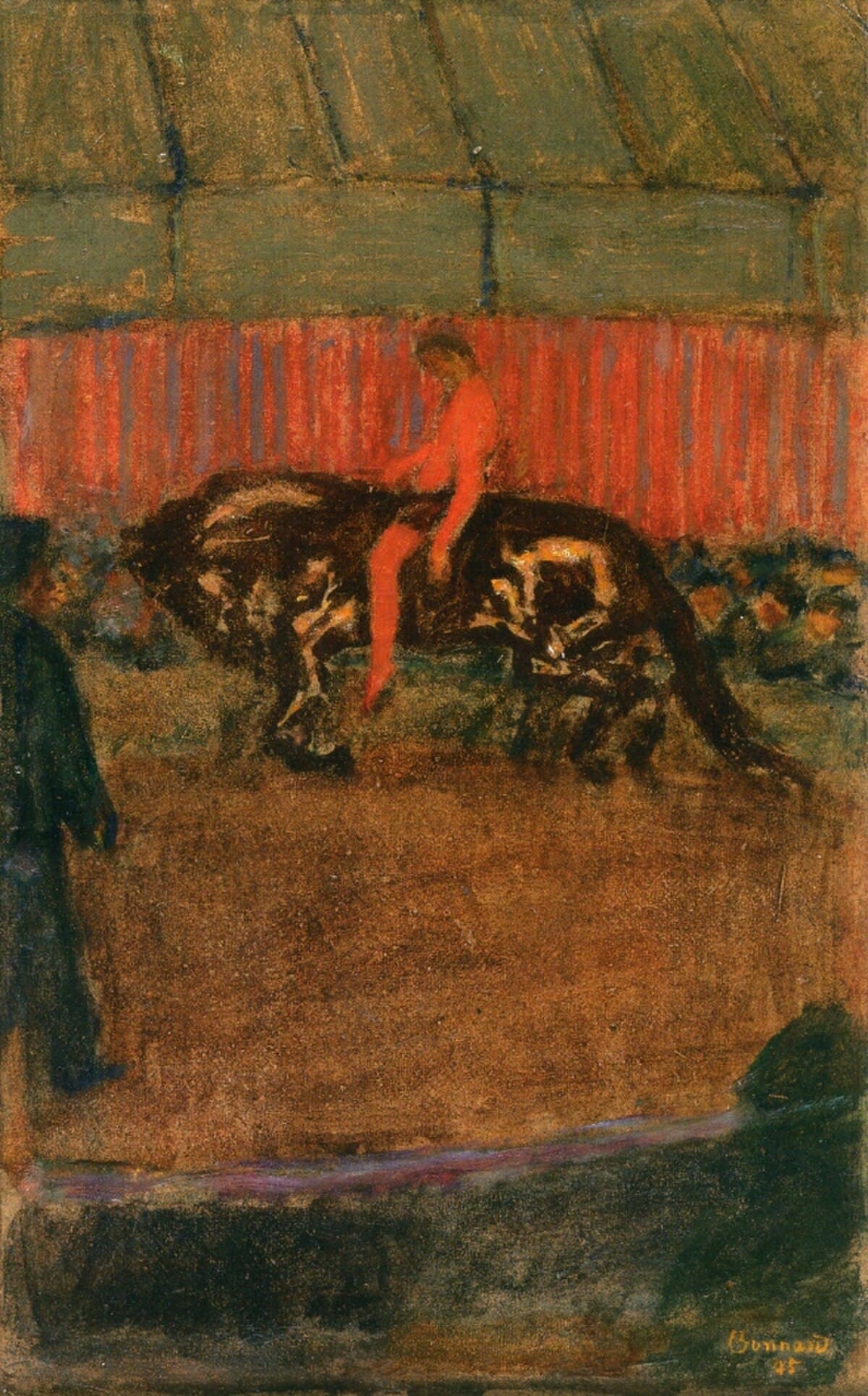 On the Track by Pierre Bonnard at Private Collection