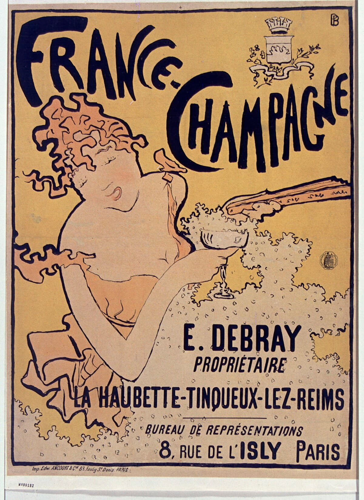 poster advertising France Champagne