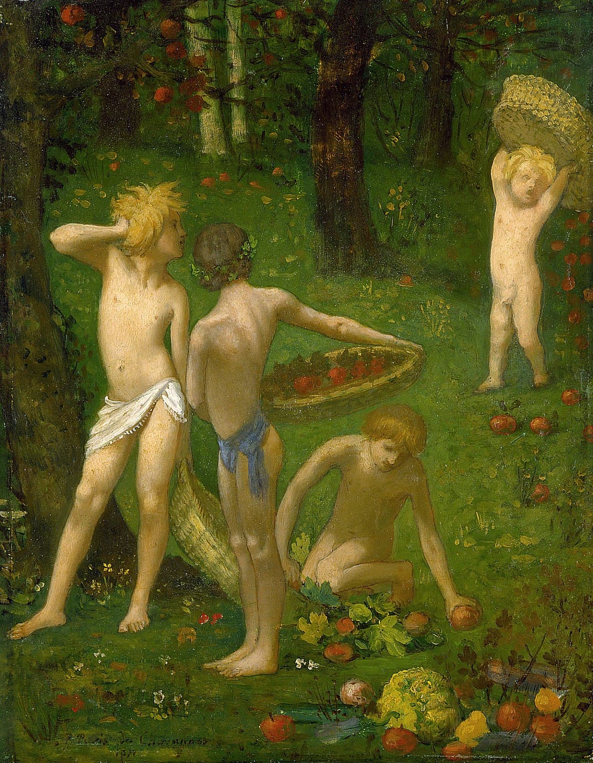 Autumn by Pierre Puvis de Chavannes