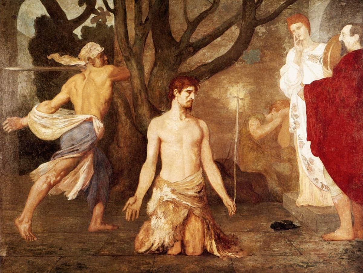 The Beheading of St. John the Baptist by Pierre Puvis de Chavannes