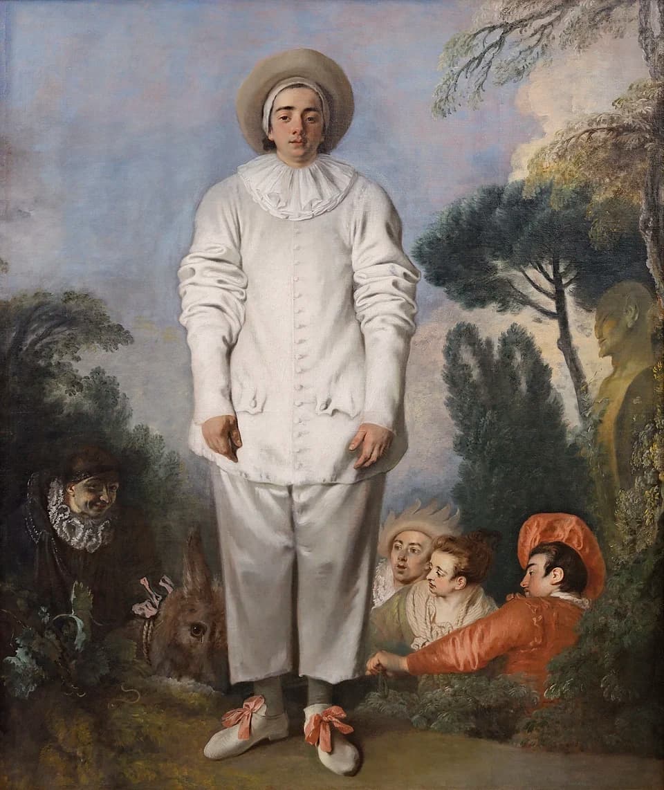 Pierrot (Gilles) by Jean-Antoine Watteau