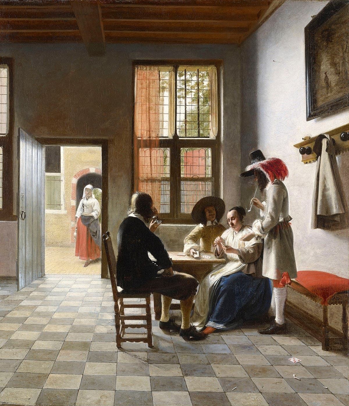 Cardplayers by Pieter de Hooch