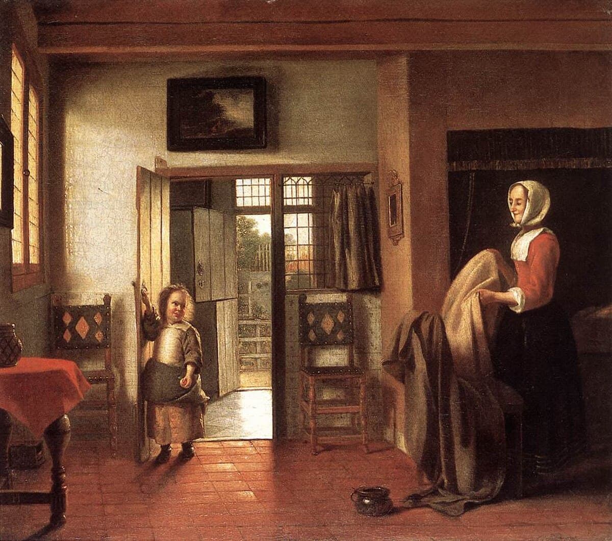 The Bedroom by Pieter de Hooch