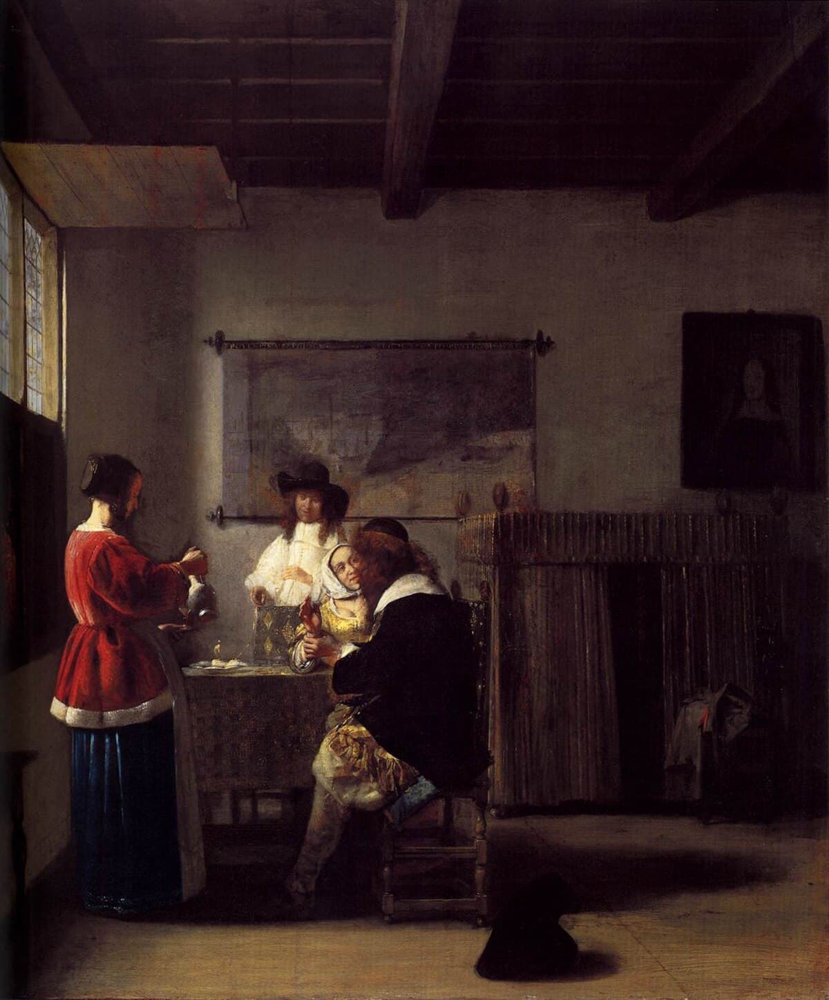 The Visit by Pieter de Hooch